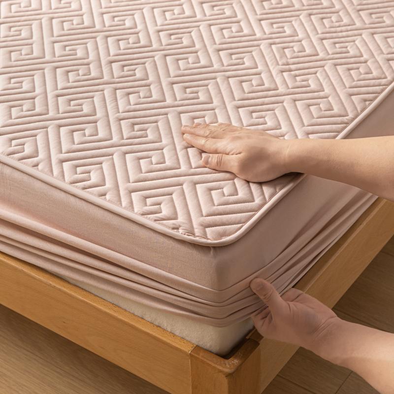Водонепроницаемый утолщенный чехол для матраса, защитный чехол, моющийся жаккардовый простыня на резинке, латексный коврик, покрывало для кровати 120x200 120/150/180/200x200 см