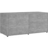 VidaXL TV Stand Concrete Grey 80x34x36 Cm Chipboard