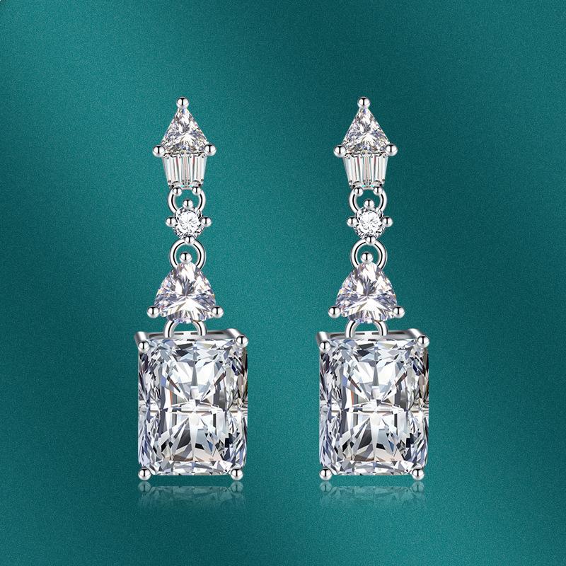 Sace Gems Серьги с цирконием для женщин. Серьги для свадебной вечеринки представлены в различных цветах, включая розовый, желтый, синий и красный.