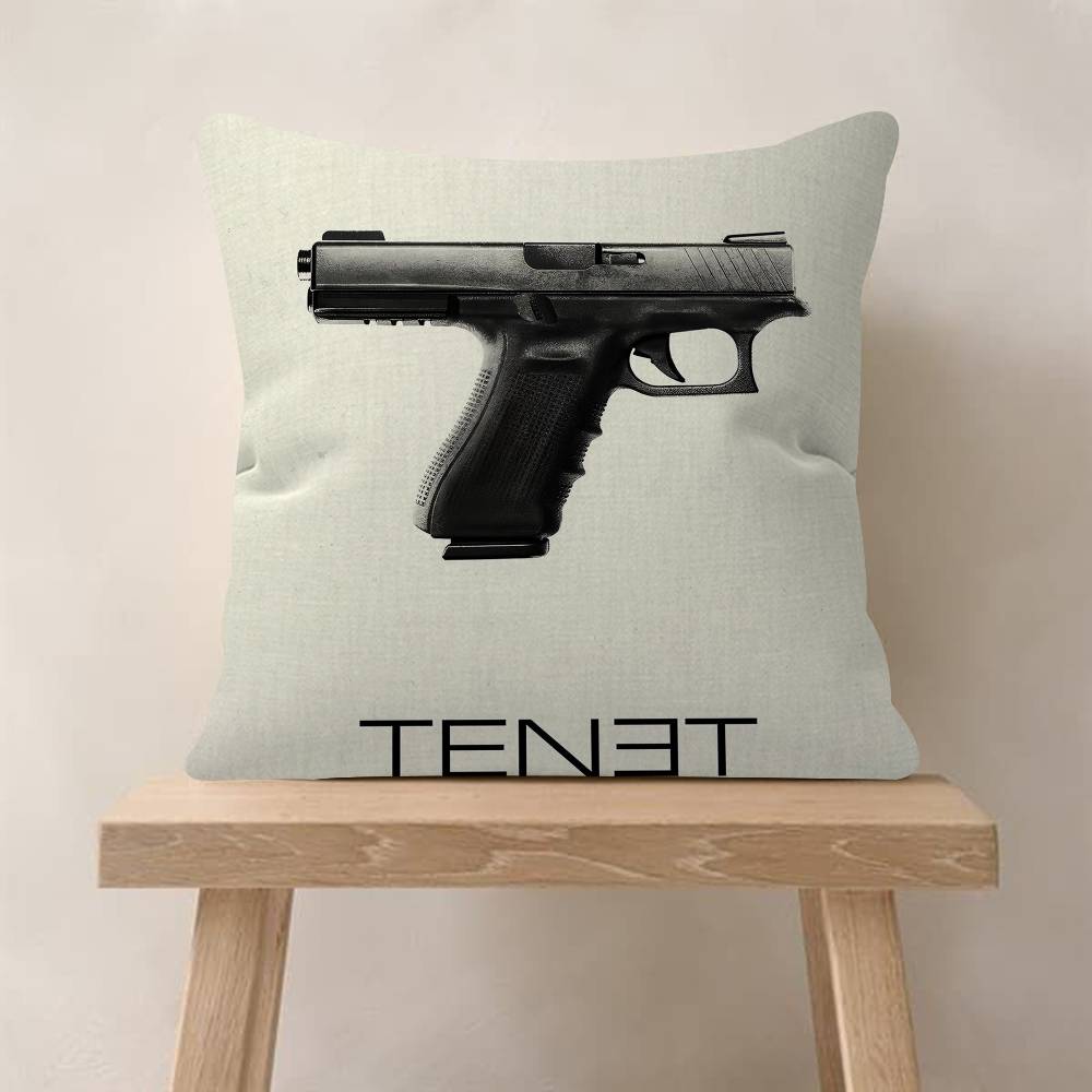Nolan Robert Pattinson Movie Tenet Maple Design Cushion Cover Happy Autumn Harvest Decor Holiday Decorati Pillow Cover