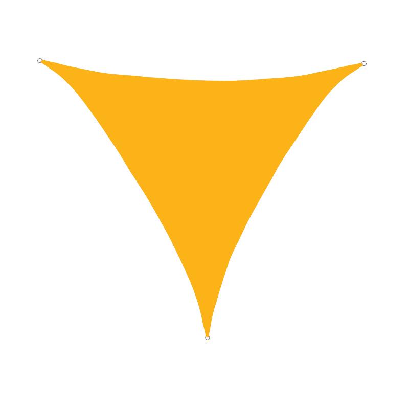 3x3x3 м водонепроницаемый устойчивый к УФ-излучению треугольный солнцезащитный парус для сада, бассейна или двора