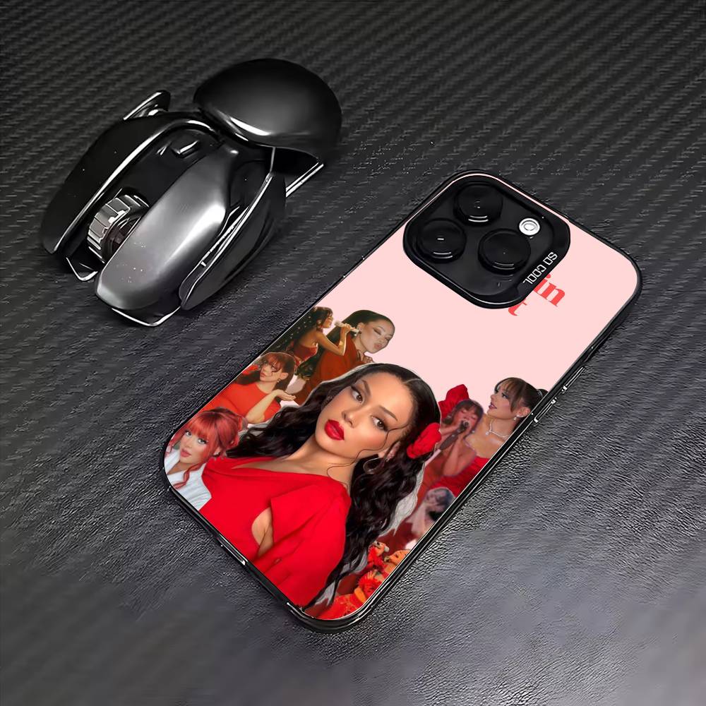 Singer A-Ayliva wallpaper Phone Case For iPhone17,16,15,14,13,12,11 Plus,Pro Max Colored Silver Plated Inside Cover