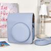 Чехол-кейс WDMART для Fujifilm Instax Mini, противоударный защитный чехол с регулируемым и съемным металлическим ремешком на плечо, тонкий, однотонный, для повседневного использования
