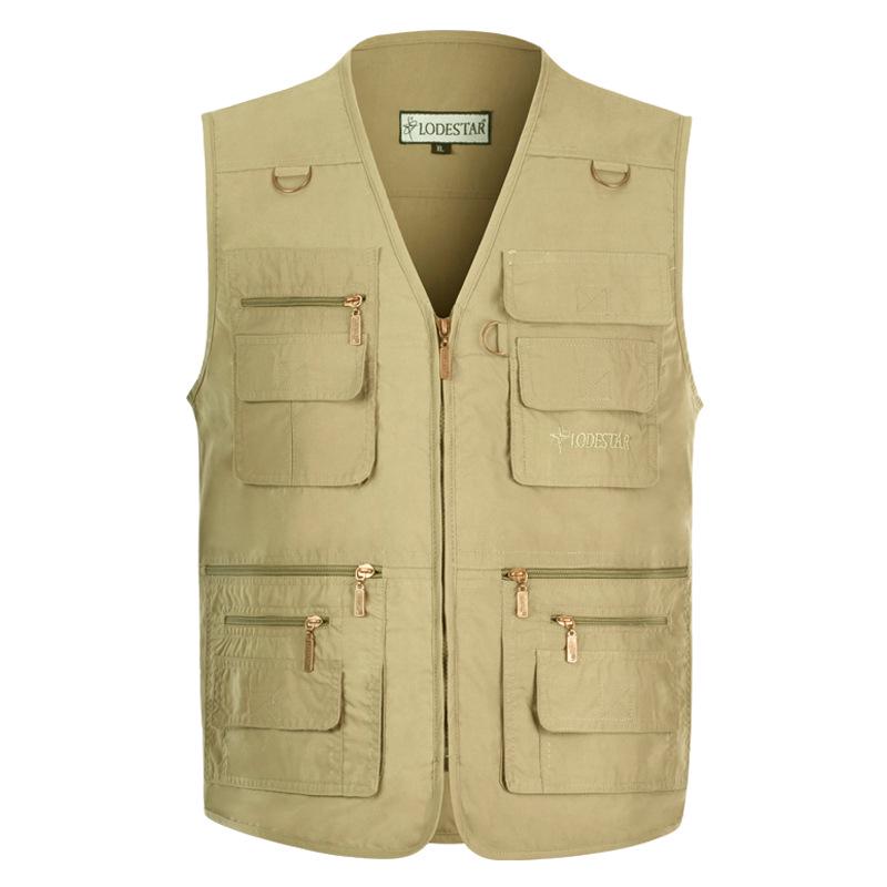 Men's Vest Fashion Spring and Autumn Casual Outdoor Vest