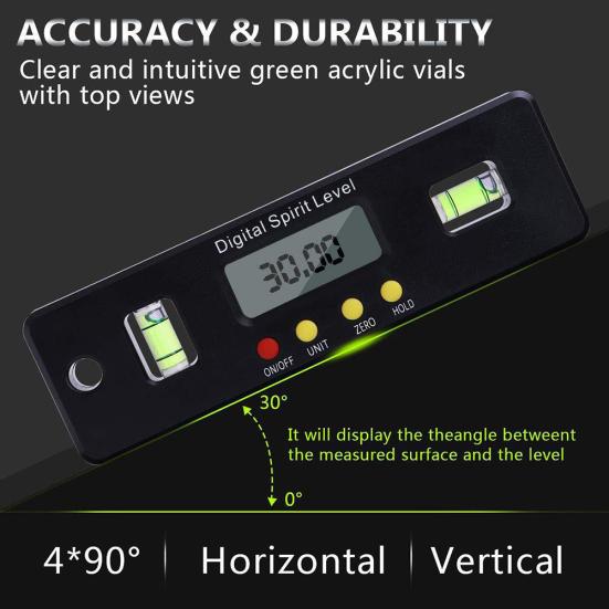 Мини-портативный цифровой инклинометр, градиентный магнитный измерительный инструмент