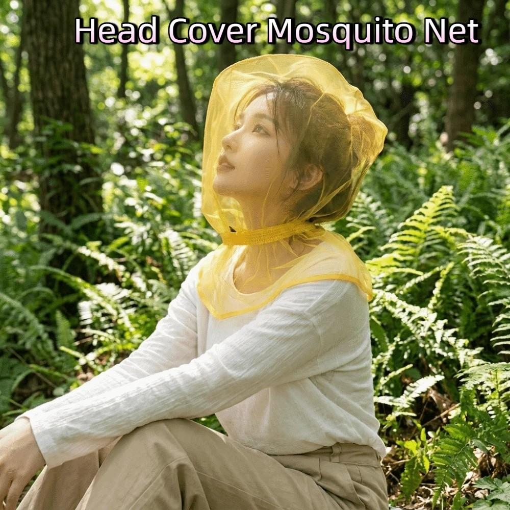 Mosquito Protection Sleeping Head Cover Breathable Anti-willow Catkin Face Mask Gardening