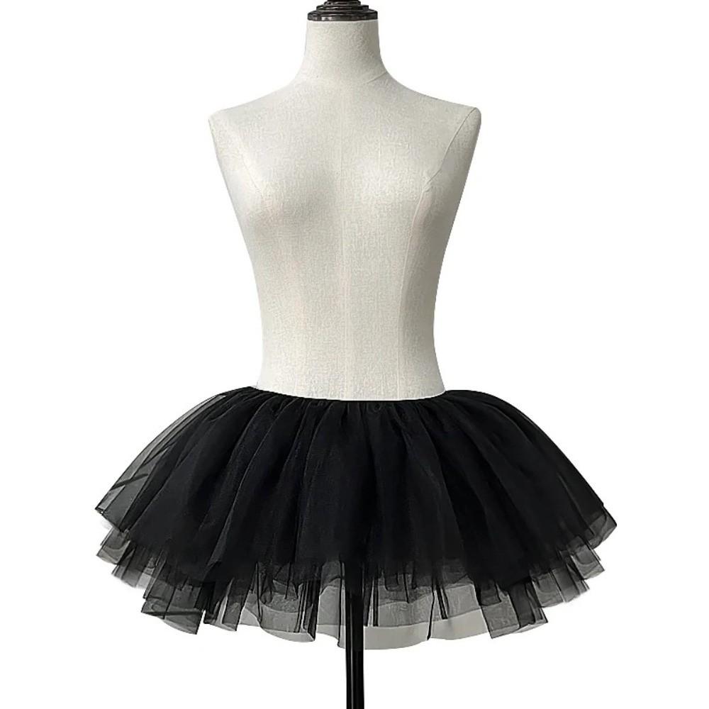 4 Layers Ballgown Petticoats Puffy Boneless Petticoats New Lolita Underskirt Women