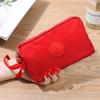 Vogue Three-Layer Coin Zipper Phone Bag 2019 New High Quality Hot Sale Solid Fashion Popular 1PC Card Short Wallet Key Purse Women Canvas