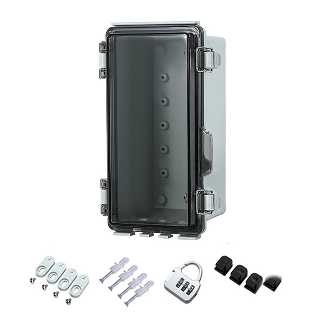 Waterproof Designs Junctions Box Outdoor Electrical Enclosures With Lock and Mounting Accessories Garden Supplies