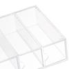 4 ящика Органайзер для хранения очков Прозрачный акриловый Штабелируемый Держатель для демонстрации солнцезащитных очков