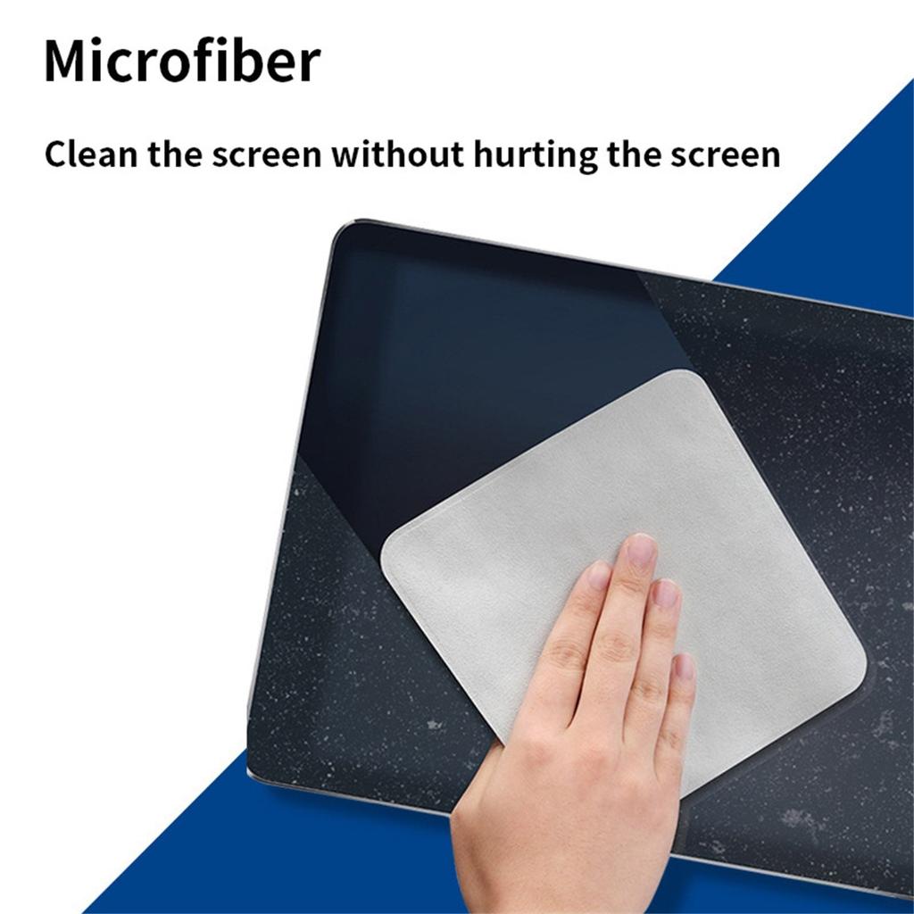 For-Apple Polishing Cloth Soft Double-Layer Fabric 12 11 13Pro Cleaning Wipe Cloth On For-iPhone XR IPad-Macbook Android Phones