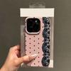 Черный Кружевной Чехол Для Телефона Для Iphone 17 16 Pro Max 14 15 Plus Чехол Iphone 11 12 13 17E 16E Мягкий Ударопрочный Чехол