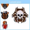 Premium Halloween Metal Badge Spider Skeleton Brooch Fashion Accessory For Costumes