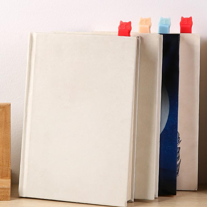 Мягкий силиконовый зажим для закладок, цветной разделитель страниц, креативная пряжка для закладок, автоматически следуя за закладкам, школьные канцелярские товары