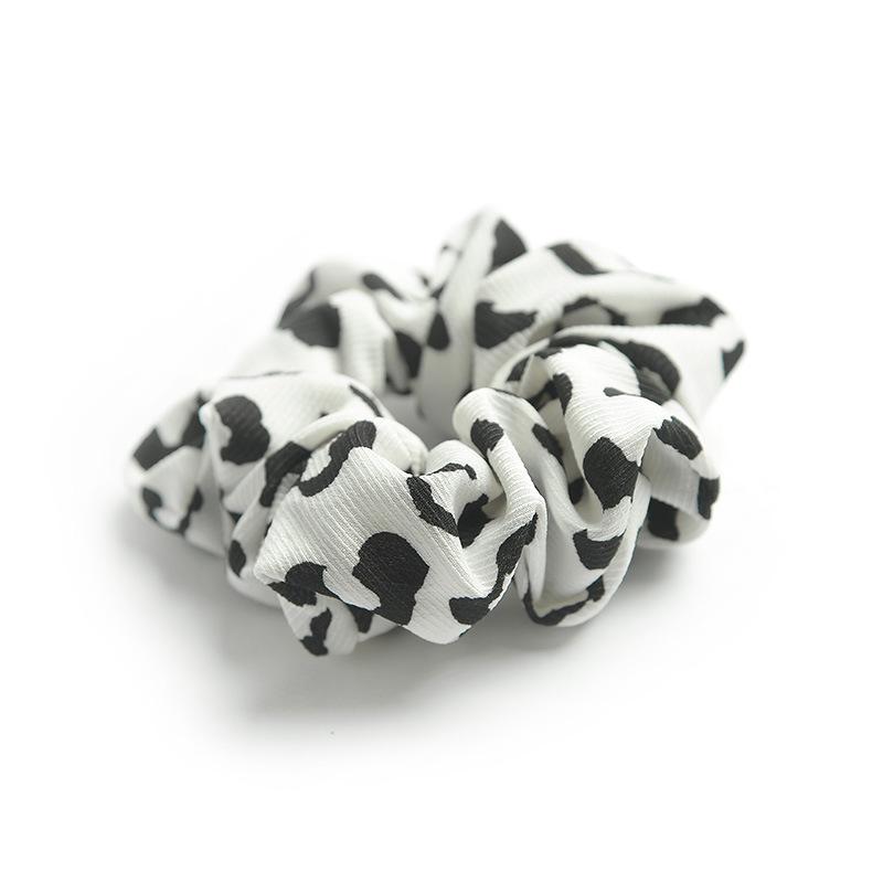 Eabywish Леопардовый принт Толстая кишка Кольцо Аксессуары для волос Головной убор