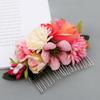 Vintage Flower Hair Comb Simulation Floral Bridesmaid Headwear Bridal Hair Accessories  Prom