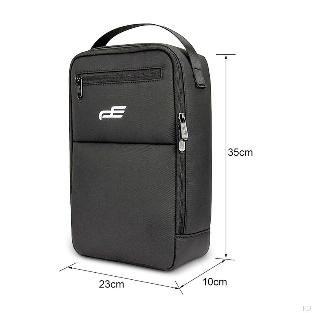 Golf Shoe Bag Storage Multifunction Portable Travel Waterproof with Zipper