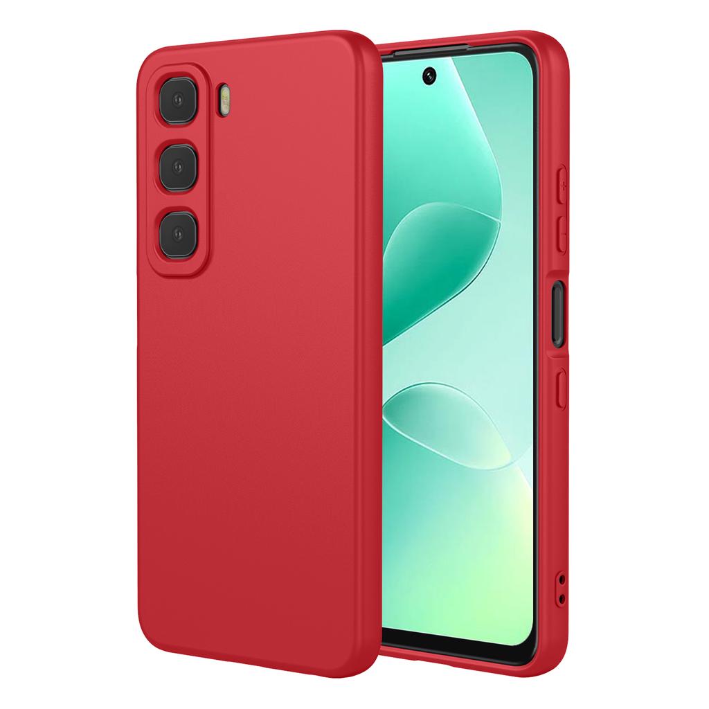 For Infinix Hot 60 5G/Hot 60i 4G Case Liquid Silicone Feel Soft TPU Protective Phone Cover