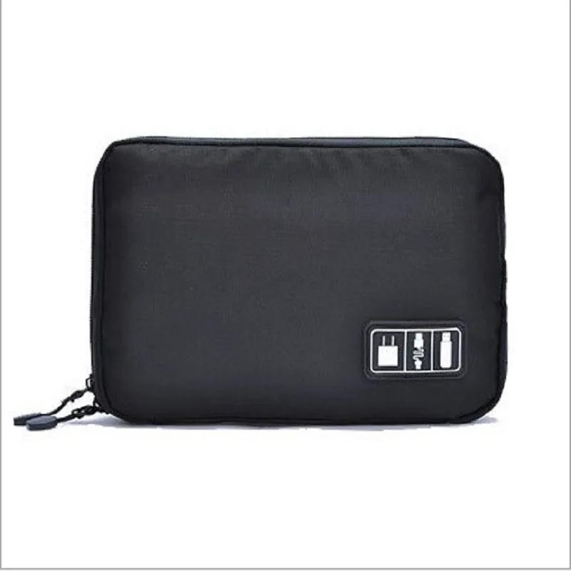 Cable Organizer Storage Bag System Kit Case USB Data Cable Earphone Wire Pen Power Bank SD Card Digital Gadget Device Travel Bag