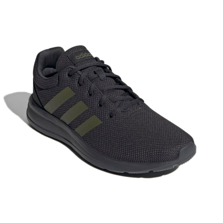 Adidas Neo Lite Racer 2.0 Ткань Классический Логотип Спортивные Низкие Кроссовки для Повседневной Носки Мужские кроссовки Черный Зеленый GY7638