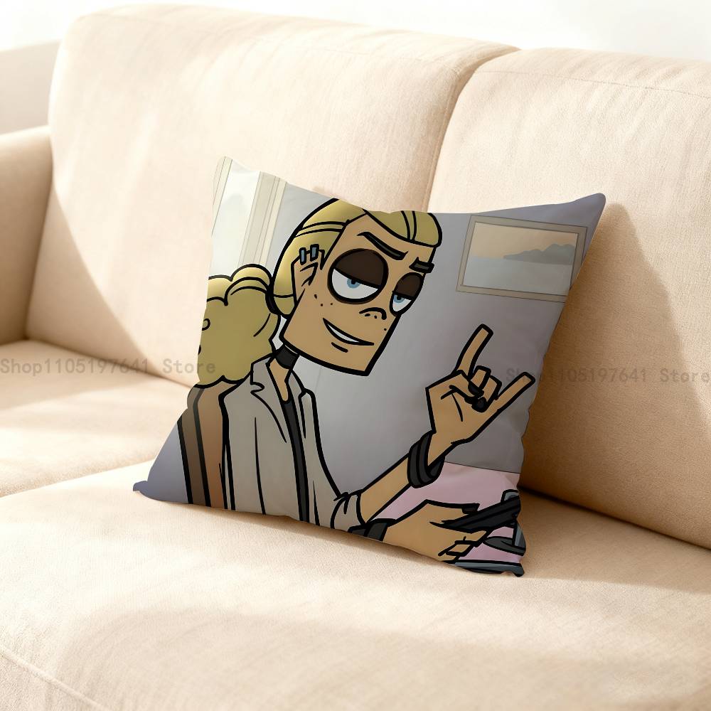 Cool Art Metal Family Dee Pillow Case For Sofa Decor Car Office Room Printing Cushion Cover Decorations And Protector