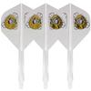 CONDOR AXE DARUMA BABY Dart Flights Clear X by Eikichi Player Model (Standard S, Gold) Nakanishi,