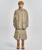 AJOBYAJO Cation Long Sleeve Utility Shirt [Beige]