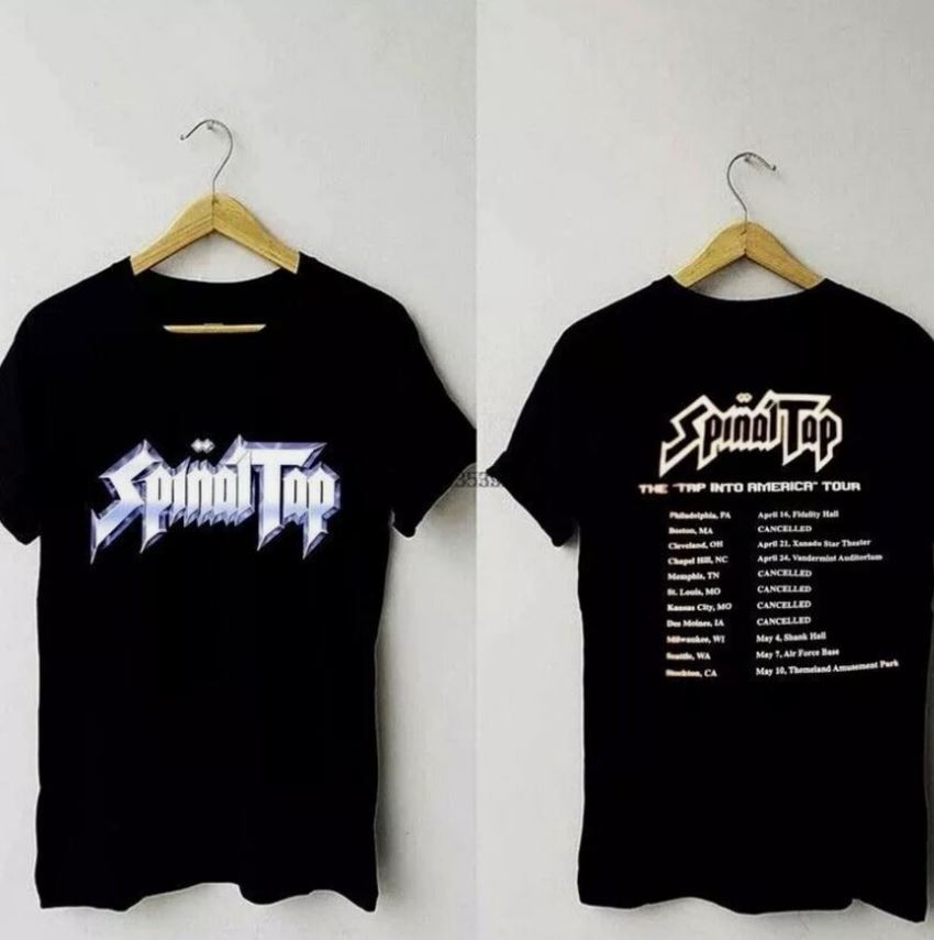 VINTAGE SPINAL TAP TOUR Band Music Shirt Unisex Gift All Fans S-5XL Unisex T-Shirt