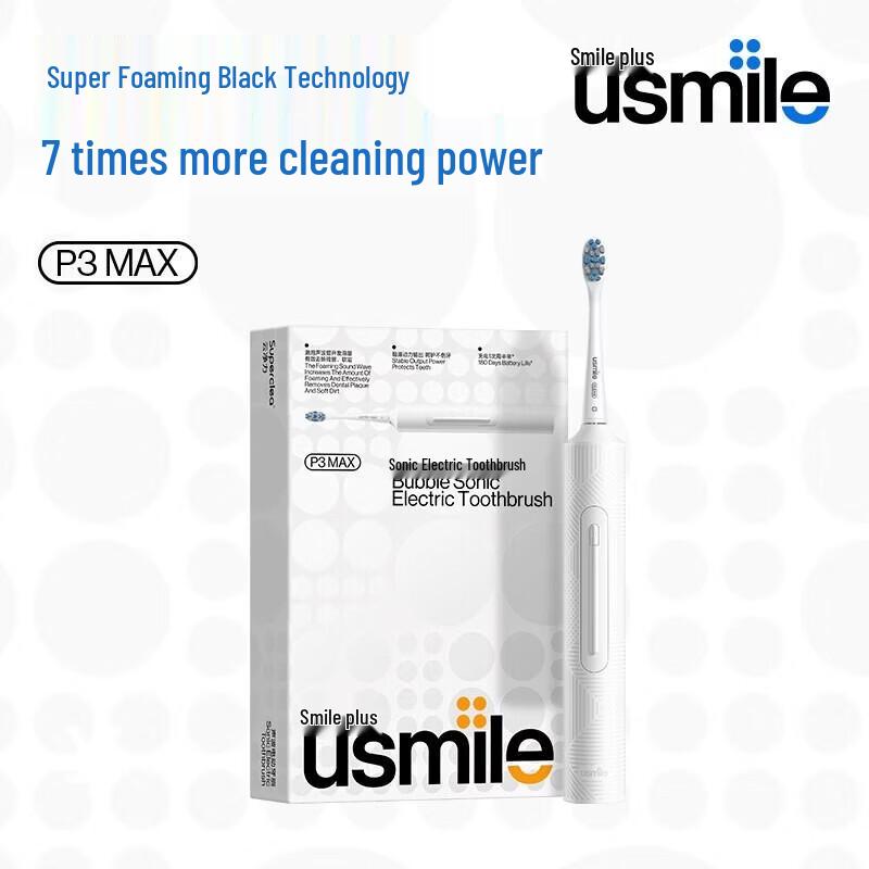 usmile P3MAX Звуковая электрическая зубная щетка вилка CN (адаптер в комплекте)