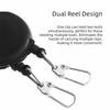 1pc Durable Cord Retractable Keychain Roll Retractable Badge Keyring  Badge Display