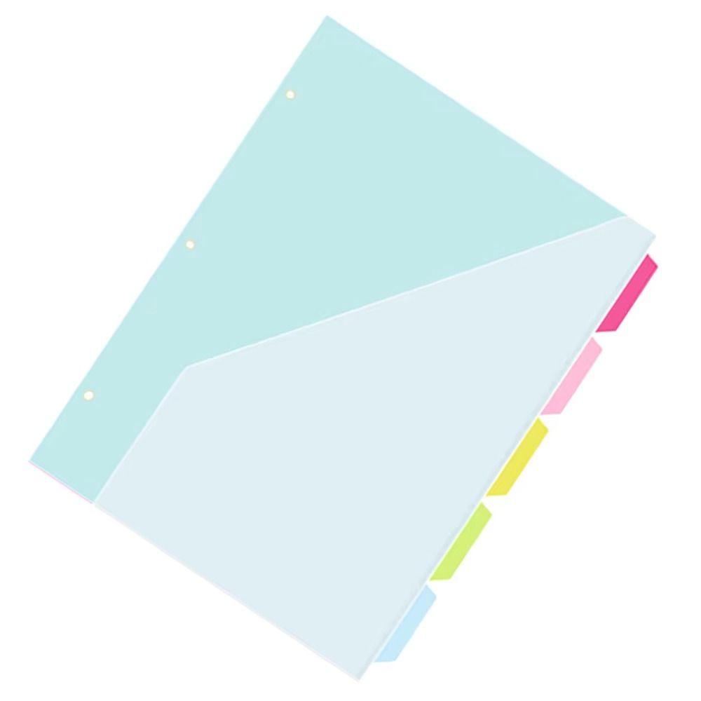 5 шт. Органайзер для документов, папки с файлами, цветные этикетки, защитные листы, блокнот, индекс