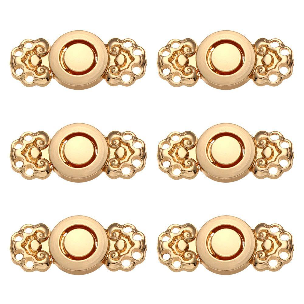 Свитер Кардиган Шитье Ремесло Пряжка Пряжка Cheongsam Накидка Застежка плаща Металлические пуговицы