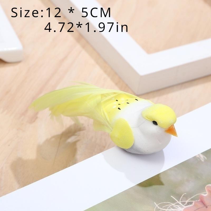 12 шт./кор. моделирование искусственная птица садоводство дома птица орнамент украшения