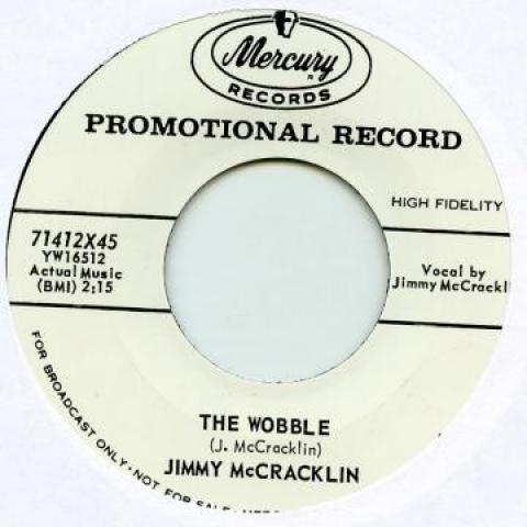 7-дюймовая пластинка JIMMY MCCRACKLIN - Wobble / Doomed Lover 71412x4571413x4 Mercury UK 1959 UK Blues