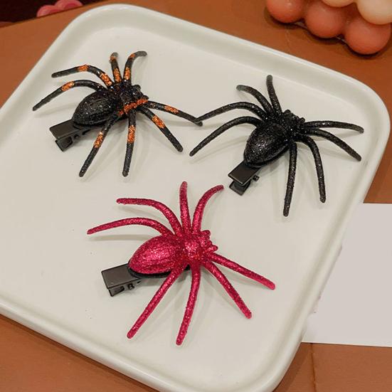 1/2 шт. Хэллоуин Паук Заколка для волос Декоративные заколки для волос Женская заколка Головной убор Аксессуар для костюма для косплея