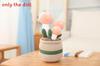 Tulip Mushroom Potted Plush Toy With Pp Cotton Fill And Cartoon Style For Creative Lounge Decor