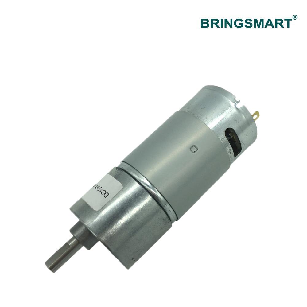BringSmart Wholesale JGB37-550 Mini Reverse Motor 12V DC High Torque Electronic Motor Reductor 12v Gear Motor