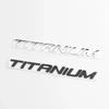 3D Metal TITANIUM LOGO REAR BOOT FENDER BADGE EMBLEM For Ford Ecosport Fiesta Focus Mondeo Edge Escape Kuga Galaxy 2014+
