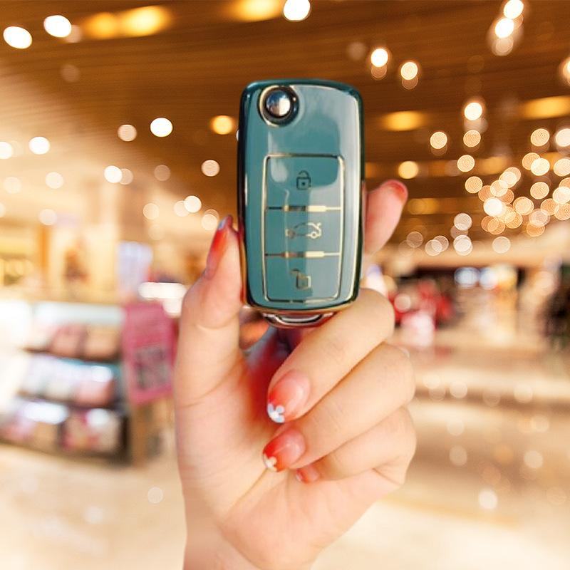 Подходящий чехол для ключа Volkswagen Langyi Suiteng Bora корпус Santana polo Lingdu пряжка Golf Tiguan сумка