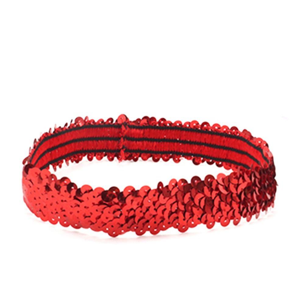 Головной убор Повязка на голову с пайетками Блестящий бант Эластичный бант для волос Подарок на вечеринку Блестящая повязка на голову