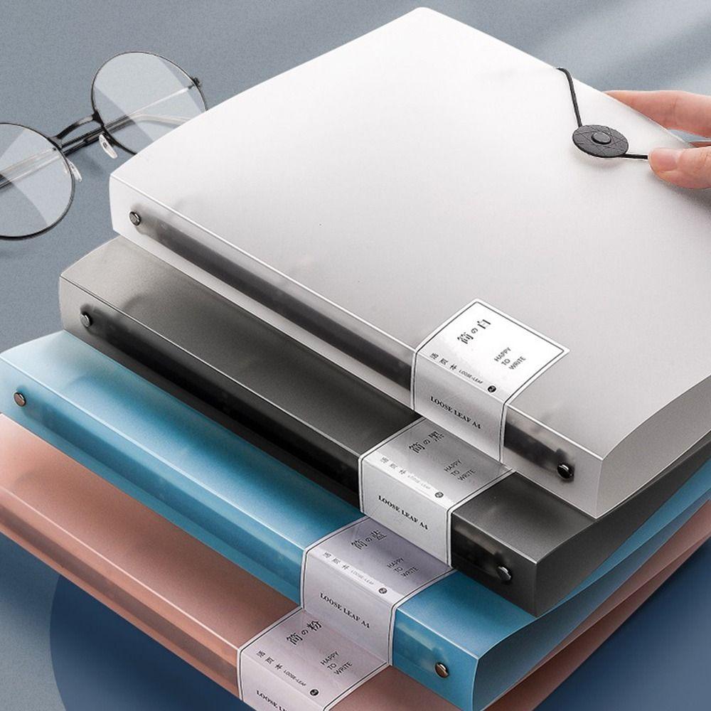 Loose Leaf Storage Booklet A4/A5/B5 Binder Photo Album Multifunctional Archives Bag  School