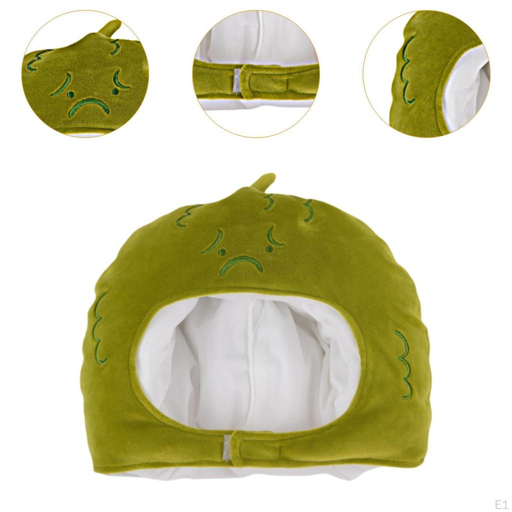 Bitter Gourd Hat Cosplay Cute Gift Costume Cap for Festival Fancy Dress Carnival