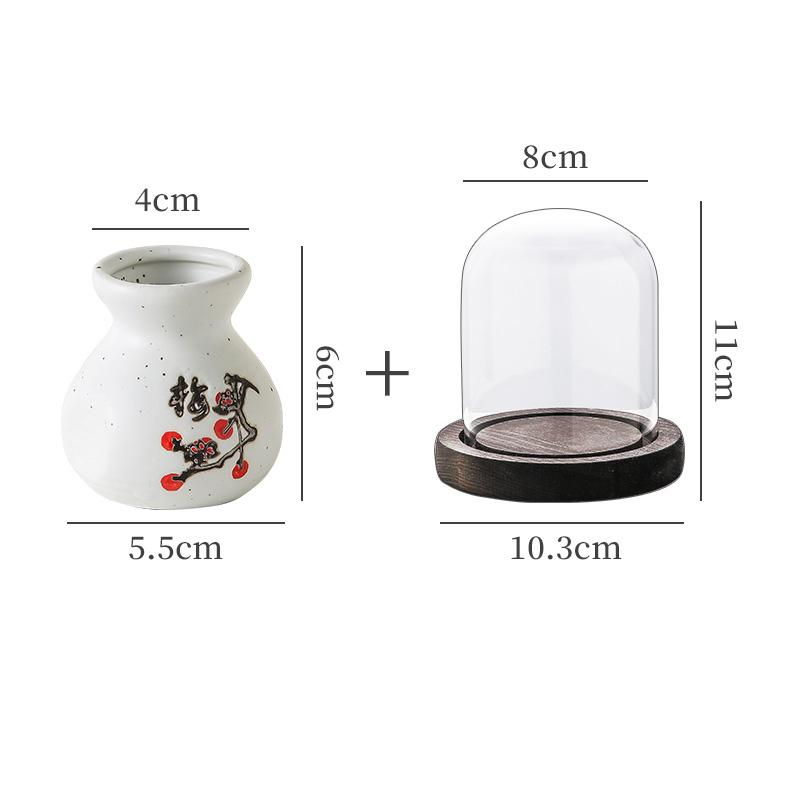 Высококачественная керамическая коробка для зубочисток, ретро-контейнер для хранения ватных палочек, стеклянная крышка, простой домашний кухонный настольный держатель для зубочисток, диспенсеры