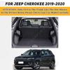 Custom High Quality Car Trunk Mat For JEEP Cherokee 2019-2020 Interior Accessories Anti Dirty Carpet Leather Mat