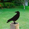 1 шт. Садовый колышек Raven – металлический силуэтный знак для двора с колышком для сада и декора на Хэллоуин, стильное настенное искусство