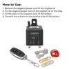 1PC 12V 200A Car Battery Breaker Wireless Remote Control Power Off Switch Start Relay with Cable