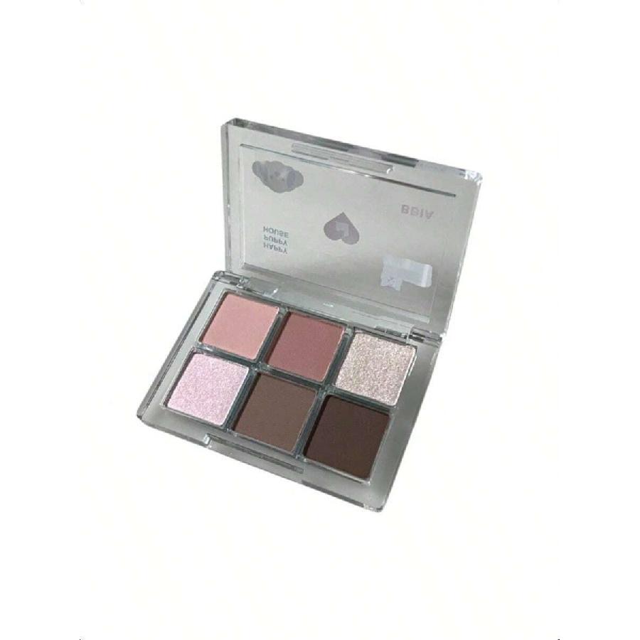 Палетка теней для век Bbia Ready To Wear  6 многофункциональных оттенков с охлаждающим минеральным комплексом  5 г   Образы на день и вечер для офиса, путешествий и мероприятий  Гипоаллергенно