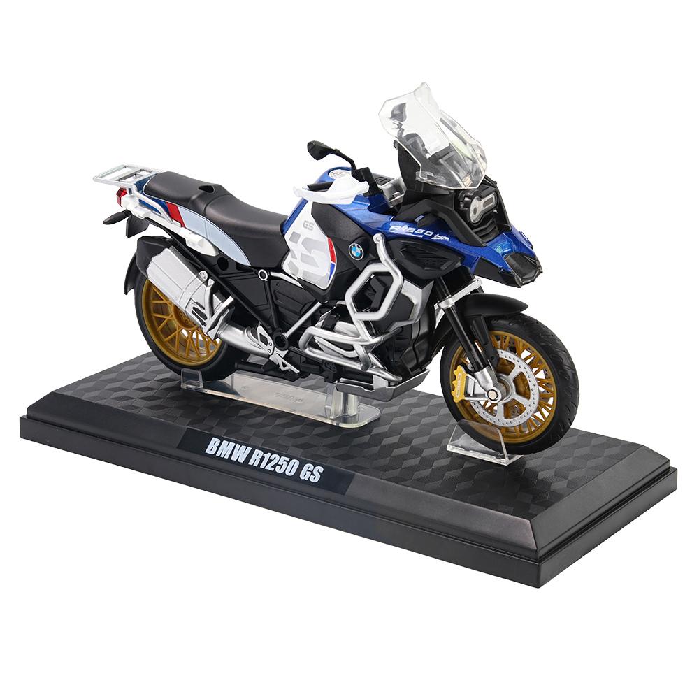 MSZ CCA 1:12 BMW R1250GS S1000R с базовым литым металлическим автомобилем, модель мотоцикла, игрушка для подарка, статичная литая модель мотоцикла