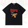 Футболки с коротким рукавом для мужчин и женщин Dragon Ball Аниме Мерч Чистый хлопок Супер Сайян Гоку Модные летние с коротким рукавом