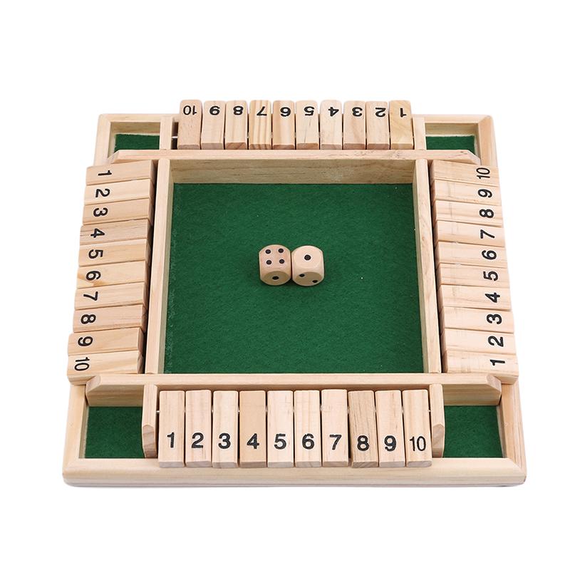 "Digital 2 People" Funny Puzzle Game Shut The Box Board Set Number Education Toys For Childern